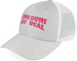Kids-Unicorns Kids Are Real Glitter/ Trucker - Pink