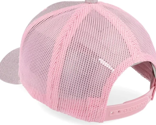 Best Unicorns Kids Heart Glitter/ Trucker - Pink