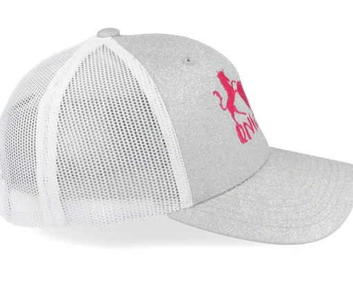 Trucker-Unicorns Kids Heart Silver Glitter/White Trucker - Grey