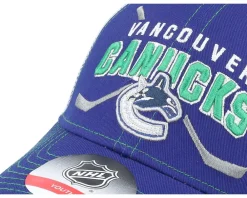 Kids-Outerstuff Kids Vancouver Canucks Lockup Meshback /White Trucker - Blue