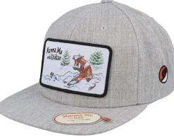 Kids-Mamma Mu & Kråkan Kids Vinterlek Grey Snapback -