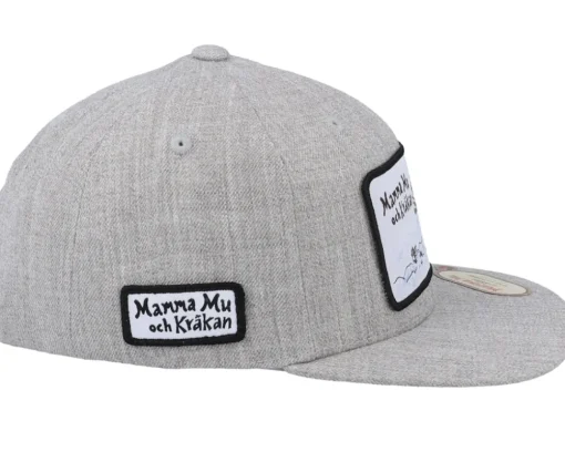 Kids-Mamma Mu & Kråkan Kids Vinterlek Grey Snapback -