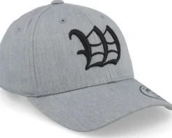 Discount Kiddo Cap Kids W Letter 3d Heather Adjustable - Grey