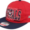 Hot Outerstuff Kids Washington Capitals Logo Flatbrim Cap /Navy Snapback - Red