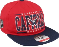 Hot Outerstuff Kids Washington Capitals Logo Flatbrim Cap /Navy Snapback - Red