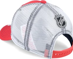 Trucker-Outerstuff Kids Washington Capitals Lockup Meshback /White Trucker - Red