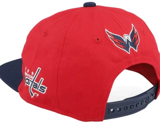Hot Outerstuff Kids Washington Capitals Logo Flatbrim Cap /Navy Snapback - Red