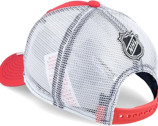 Trucker-Outerstuff Kids Washington Capitals Lockup Meshback /White Trucker - Red