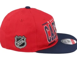 Hot Outerstuff Kids Washington Capitals Logo Flatbrim Cap /Navy Snapback - Red