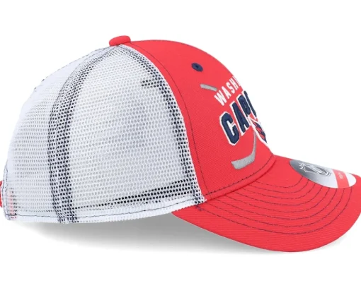 Trucker-Outerstuff Kids Washington Capitals Lockup Meshback /White Trucker - Red