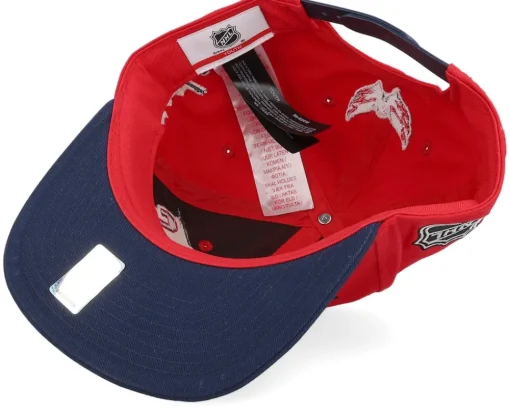 Hot Outerstuff Kids Washington Capitals Logo Flatbrim Cap /Navy Snapback - Red