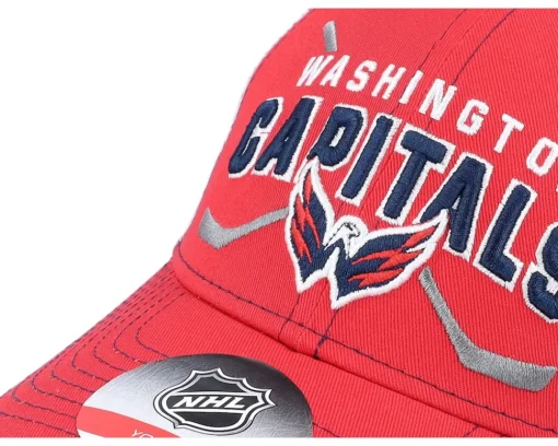 Trucker-Outerstuff Kids Washington Capitals Lockup Meshback /White Trucker - Red