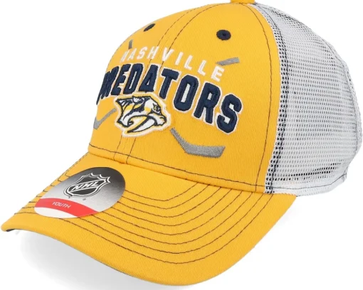 Trucker-Outerstuff Kids Washington Capitals Lockup Meshback /White Trucker - Red