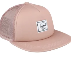 Kids-Herschel Kids Whaler Mesh Cap Ash Rose Trucker -