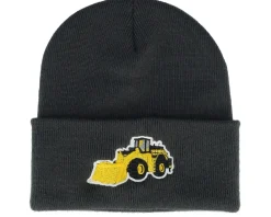 Kids-Kiddo Cap Kids Wheel Loader Graphite Grey Cuff -