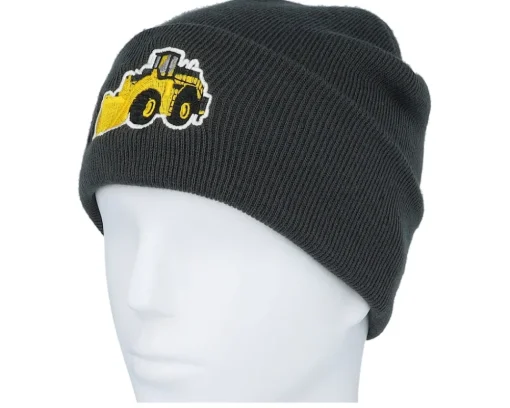 Kids-Kiddo Cap Kids Wheel Loader Graphite Grey Cuff -