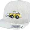 Kids-Kiddo Cap Kids Wheel Loader Heather Grey Snapback -