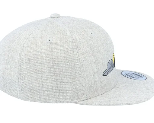 Kids-Kiddo Cap Kids Wheel Loader Heather Grey Snapback -