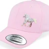 Kids-Kiddo Cap Kids White Horse Side Pink Adjustable -