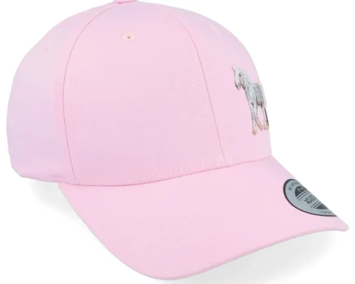 Kids-Kiddo Cap Kids White Horse Side Pink Adjustable -