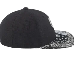 Kids-Kiddo Cap Kids White Wolf Black/Paisley Snapback -