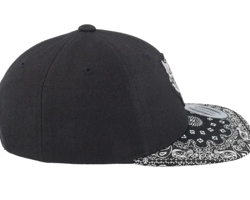 Kids-Kiddo Cap Kids White Wolf Black/Paisley Snapback -
