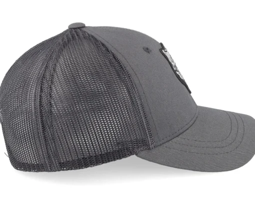 Kids-Kiddo Cap Kids White Wolf Dark Grey Trucker -