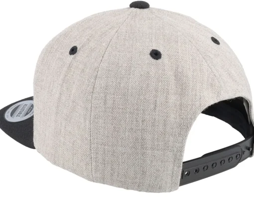 Outlet Kiddo Cap Kids White Wolf Heather Grey/Black Snapback -