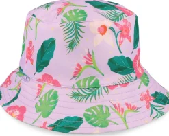 Buckets-Headster Kids Wild Hibiscus Pink Hat Bucket -