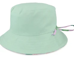 Buckets-Headster Kids Wild Hibiscus Pink Hat Bucket -