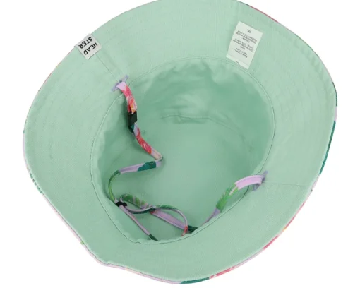 Buckets-Headster Kids Wild Hibiscus Pink Hat Bucket -