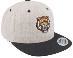Kids-Kiddo Cap Kids Wild Tiger Heather Grey/Black Snapback -