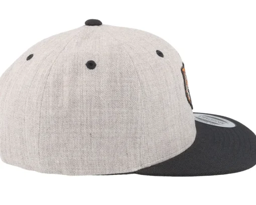 Kids-Kiddo Cap Kids Wild Tiger Heather Grey/Black Snapback -