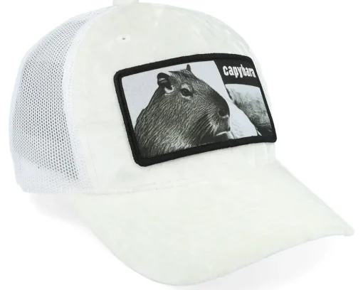 Sale Iconic Kids Youth Capybara Sofa Velvet Trucker - White