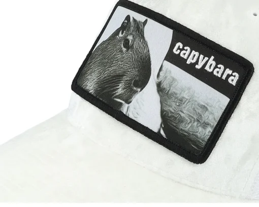 Sale Iconic Kids Youth Capybara Sofa Velvet Trucker - White