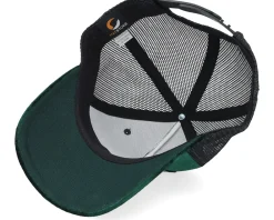 Trucker | Velvet Caps-Public Domain Kids Youth Japan Velvet /Black Trucker - Green