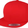 Snapback-Yupoong Kids Youth Red Snapback -