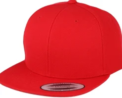 Snapback-Yupoong Kids Youth Red Snapback -