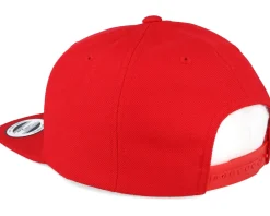 Snapback-Yupoong Kids Youth Red Snapback -