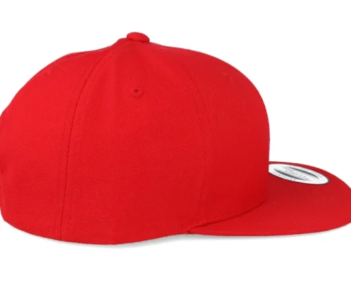 Snapback-Yupoong Kids Youth Red Snapback -