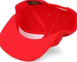 Snapback-Yupoong Kids Youth Red Snapback -