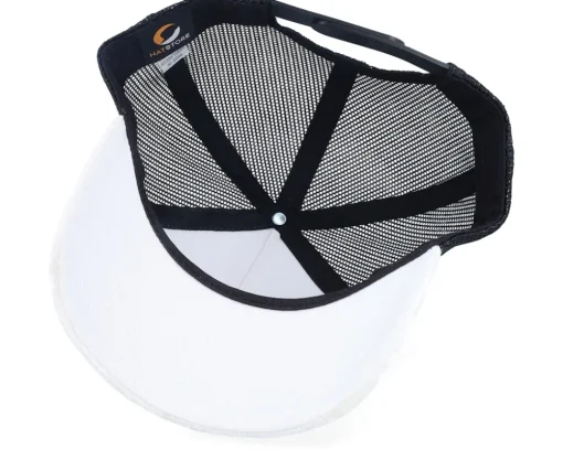 New Equip Kids Youth /Black Velvet A-Frame Trucker - White