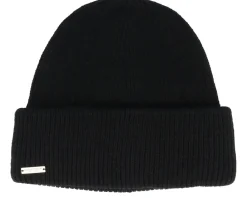 Best Seeberger Knit Beanie With Turn-up Cuff - Black