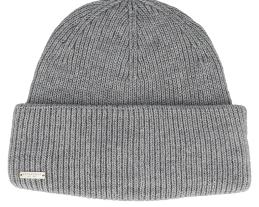 Best Seeberger Knit Beanie With Turn-up Cuff - Black