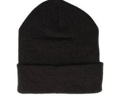 Cuff Beanies-American Needle Knit NHL 100% Arcylic Black Cuff -