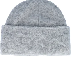 Best Seeberger Knit Toque Smoke Gray Cuff -