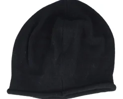 Berets-Seeberger Knitted Beret Beanie - Black