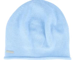 Hot Seeberger Knitted Light Beret Beanie - Blue