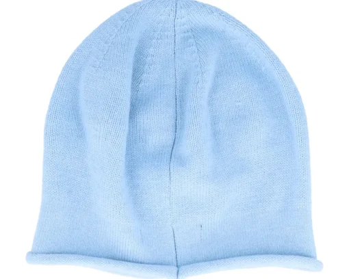 Hot Seeberger Knitted Light Beret Beanie - Blue