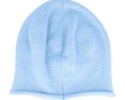 Berets-Seeberger Knitted Light Beret Beanie - Blue